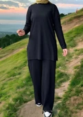 Fitilli Takım Alt Üst Pantolon Bluz Pijama - 3