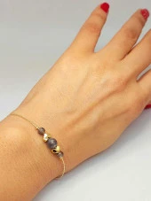 Kyanit Taşı Tasarım Bileklik (45734) thumbnail 4