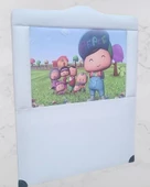 Başlık 90322 DK Tek 903320 Kişilik 90 PEPE Model Suni Deri beyaz Kumaş El Yapım - 4