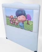 Başlık 90322 DK Tek 903320 Kişilik 90 PEPE Model Suni Deri beyaz Kumaş El Yapım - 3