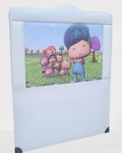 Başlık 90322 DK Tek 903320 Kişilik 90 PEPE Model Suni Deri beyaz Kumaş El Yapım - 5