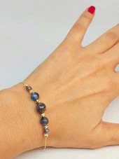 Kyanit Taşı Tasarım Bileklik (45740) thumbnail 4