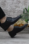 Mehmet Mete 420201 Siyah İç Ve Dış Hakiki Deri Kauçuk Taban Erkek Ayakkabı thumbnail 5