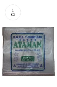 Kalın Şeffaf Atlet Poşet Orta Boy 27x47 Cm 1 Kg (1 Paket-Takriben 145 Adet) - 1