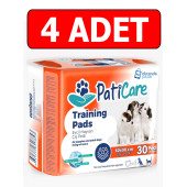 paticare trainingpads yavru köpek tuvalet eğitim pedi 60x90cm 30lu çiş pedi 4adet - 1