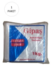 Bakkaliye Naylon Torba 1/2 Yarımlık 17x25 cm 1 kg 1 Paket (Takriben 475 Adet) - 1