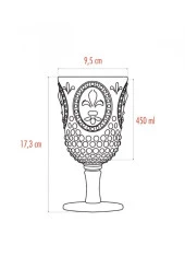 Akrilik Füme Tekli Kadeh & Su Meşrubat Kahve Yanı Bardağı 450 ml ( Cam Değildir ) - 5