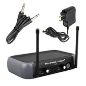 Magicvoice PG-42X Vhf 2 Adet El Kablosuz Volüm Ses Kontrollü Telsiz Mikrofon Kablosuz El Mikrofonu - 10
