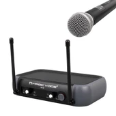 Magicvoice PG-42X Vhf 2 Adet El Kablosuz Volüm Ses Kontrollü Telsiz Mikrofon Kablosuz El Mikrofonu - 9