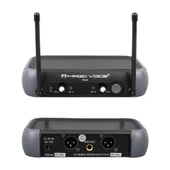 Magicvoice PG-42X Vhf 2 Adet El Kablosuz Volüm Ses Kontrollü Telsiz Mikrofon Kablosuz El Mikrofonu - 8