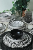 Keramika Keraart Shadow Nordic Yemek Takımı 24 Parça 6 Kişilik 21434 thumbnail 1