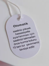 A141131 Reward Tam Otomatik İyon Kaplama Kasa Deri Kordon 3 Atm Suya Dayaknıklı Erkek Kol Saati - 6