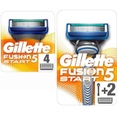 Gillette Fusion 5 Start 6'li Yedek Bıçak + Fusion Start Tıraş Makinesi - 1