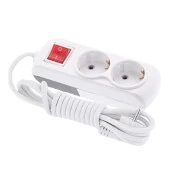 Grup Priz Fiş Çoğaltıcı 3 Metre Topraklı Anahtarlı Düğmeli Çoklu Kablolu 2li Asmalı Uzatma thumbnail 5