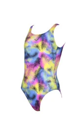 ARENA KIZ ÇOCUK YÜZÜCÜ MAYOSU GIRLS' SWIMSUIT U BACK ALLOVER 005216200 YZM UK BEDEN thumbnail 5