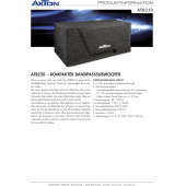 Axton ATB-220   20 cm Pasif Subwoofer thumbnail 5