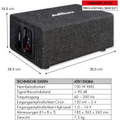 Axton ATB-120QBA     20 cm Aktif Bass Reflex Subwoofer thumbnail 3