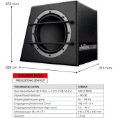 Axton ATB-20A    20 cm Aktif Subwoofer - 4