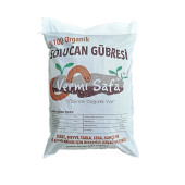 %100 Organik Vermisafa Katı Solucan Gübresi 10 KG Lamine Çuvallı - 1