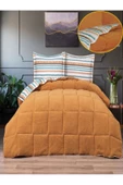 Turuncu Comforter 4lü Battaniyeli Kışlık Uyku Seti - 1
