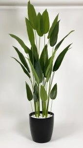 BİÇİÇEK   YAPAY AĞAÇ STARLİÇE  220CM XXL BOY SİYAH RENK BÜYÜK BOY YAKUT SAKSIDA - 2