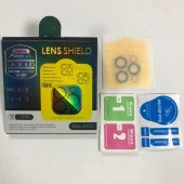 Sam S20 Temperli Siyah  Yüksek Çözünürlüklü Şeffaf 9H Full Kamera Lens Koruyucu Film - 2