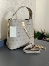 ARM.222.VZ Armine Özel Renk Konbin El Ve Kol Çantası Olarak Tasarlanmış Deri Bayan Kol Çantası thumbnail 1