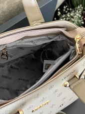 ARM.222.VZ Armine Özel Renk Konbin El Ve Kol Çantası Olarak Tasarlanmış Deri Bayan Kol Çantası thumbnail 4