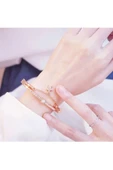 Kadın Bilekliği Takı Rose Gold Hediye Şık RB66 - 2