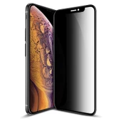 iPhone X / XS Hayalet Privacy Gizli Cam Ekran Koruyucu Siyah - 1