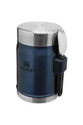 Stanley Klasik Kaşıklı 0,40 Litre Çelik Yemek Termosu - Lacivert - 2