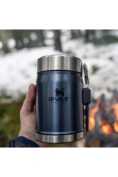 Stanley Klasik Kaşıklı 0,40 Litre Çelik Yemek Termosu - Lacivert - 7