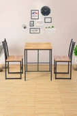 Retodesign Yıldız 2 Kişilik Yemek Masası Takımı 1620 - 1
