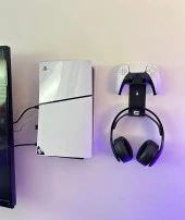 Playstation 5 Slim Duvar Standı ve Joystick Duvar Standı Gaming Aksesuar - 3