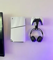 Playstation 5 Slim Duvar Standı ve Şarj İstasyonu Standı Gaming Aksesuar - 3