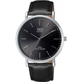 Q&Q QC103J002Y Siyah Deri Kordonlu Sevgili Çift Kol Saatleri - 2