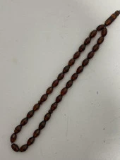 Faset Kesim Doğal Kaya Damla Kehribar Tesbih 33lük 14,70 Gram thumbnail 4