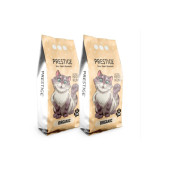 PRESTİGE 10lt X 2 DOĞAL KEDİ KUMU - 1