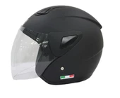 Kask Sw-733 Mat Siyah Şeffaf Camlı - 1