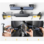 Koltuk Arkası Ayarlanabilir Tablet Telefon Tutucu - 3