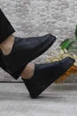 Fort 32728 Siyah Rahat Hafif Kalın Taban Lastikli Sneaker Erkek Ayakkabı - 5