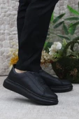 Fort 32728 Siyah Rahat Hafif Kalın Taban Lastikli Sneaker Erkek Ayakkabı - 1
