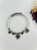 Kadın Çelik Aksesuarlı Kelebek Çelik Bileklik thumbnail 3