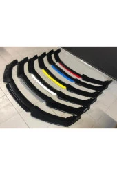 Ford Courier 4 Parça Ön Lip Üniversal Ön Tampon Eki Piano Black - 1