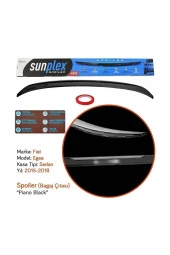 Fiat Egea 2015-2020 Spoiler Bagaj Çıtası Piano Black Spo-2 006 101 thumbnail 3