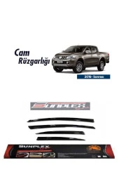 Mıtsubıshı L200 Trıtıon 2016 Sonrası Mugen Cam Rüzgarlığı Ön Arka thumbnail 1