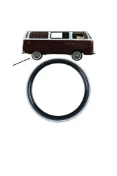 Lastik Yanağı 17,5 Siyah Beyaz Her Araca Uyumlu 4lü Set thumbnail 1