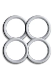 Oto Lastik Yanağı Lüks Beyaz 12 Jant 4 Ad Yanak thumbnail 1