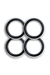 Lux 13 Jant Lastık Yanağı Takımı (4 Adet Siyah Beyaz) thumbnail 1