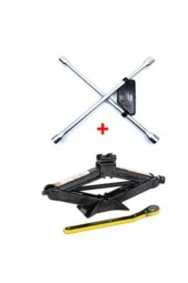 Oto Krikosu 1.5 Ton Makas Cırcırlı Araç Kriko Bijon Anahtarı Cırcır Ve Bijon Anahtarı Set thumbnail 1